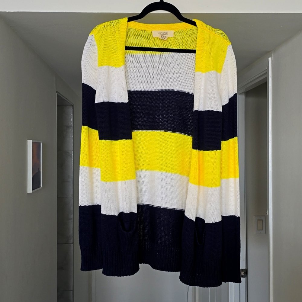 Workshop Andrea Jovine sweater with stripes in size M